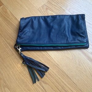 K Slademade Navy Clutch